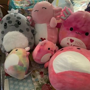 Squishmallow Axolotl Lot